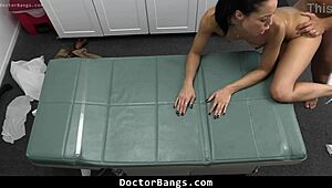 perverted doc prescribes deepthroat doggystyle cure for shy nurse patient!!