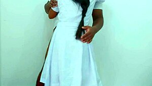 afterschool couple launches into wild homemade fuck with pussy riding and tits bouncing