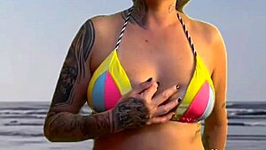 Beach shack boy left hard asked to grab feel bulge