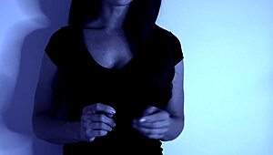 hey, this reluctant milf wife can't resist anymore 😏🔥 she teases her tits dancing seductively