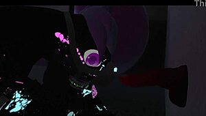 wanna see littlevrslut slobber on monster cock then bounce on dildo machine?