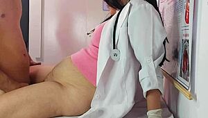 hey nurse, check this rock hard erection right in front of you