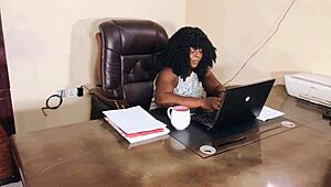 hey that innocent cleaner scores free fun sex from her boss at work