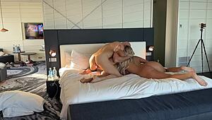 uh i can't believe we did that wild hotel threesome with johnny sins... two naughty blondes