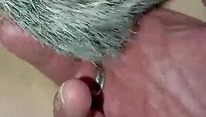 Detailed fingering teases wet pussy close-up