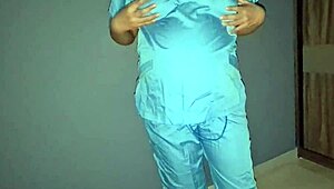 pregnant mexican nurse craves cum fill after hot hospital shift