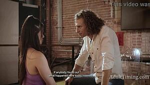 Think you can dominate innocent alison rey on that sofa?