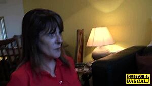 i'm a religious mature sub getting my ass ravaged doggystyle in stockings