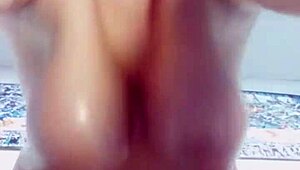 wanna see my oiled tits bounce while i ride this dildo hard?