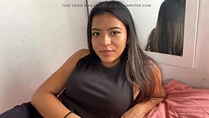 shy latina seduced into hard pov pounding