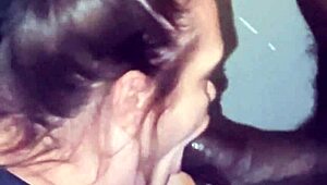 damn i'm givin this thick black monster cock the best chubby deepthroat head ever!!