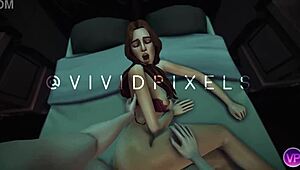 Hermione's Double Penetration Threesome In Harry Potter Sims 4