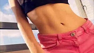 Hey sasha rose shake that ass in sexy striptease dance