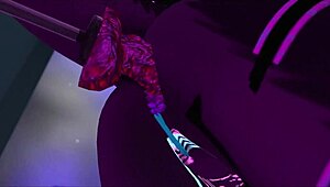 wanna see littlevrslut slobber on monster cock then bounce on dildo machine?