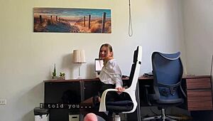 fucking stepsister cums three times before her job interview