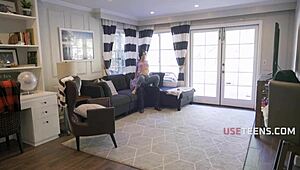Dilf's free use rule lets him fuck stepfamily milfs keeping everyone close and satisfied