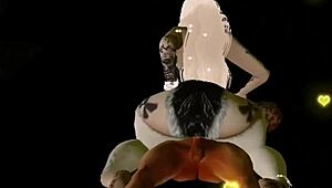 imvu guy ravages the prostitute's ass and pussy relentlessly