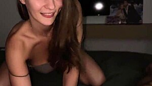 my horny ex shows up craving my cock slamming her tight shaved pussy rough