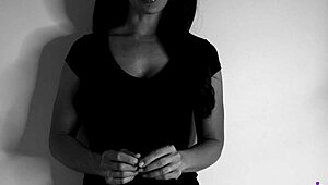 hey, this reluctant milf wife can't resist anymore 😏🔥 she teases her tits dancing seductively