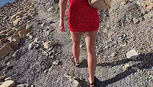 did you see me pick up that married beauty and fuck her raw on the wild beach?