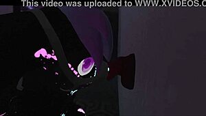 wanna see littlevrslut slobber on monster cock then bounce on dildo machine?