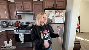 Step Mother-in-Law Jane Cane Seduces for Doggystyle Creampie POV