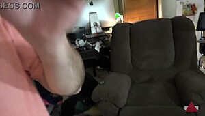 Does lingerie thighjob fucking make her panties drip before the hot cumshot?