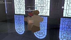 prostitute fucked hard inside roblox cathedral