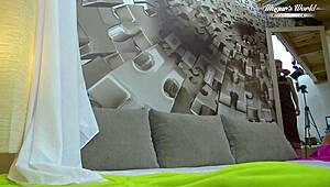 behind scenes small titted nesty homemade deepthroat bent over big cock pounding