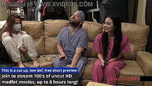 What's the Procedure for Blaire Celeste's Pierced Nipple Close-Up?