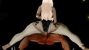 imvu guy ravages the prostitute's ass and pussy relentlessly