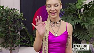 perverted fuck meat daisy lavoy umm hooks up with bryan gozzling for rough facefuck gagging