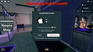 futa girl rams her massive cock deep into roblox friend's tight hole