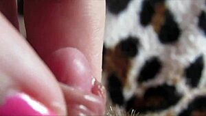 huge clitoris throbs in extreme close-up during intense orgasm