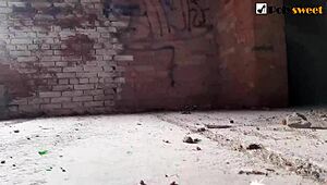 she pleasures guy rough outdoors public abandoned house boyfriend pegging intrigue