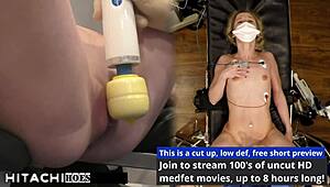 Freshman stacy shepard humiliated in hospital as doctor forces hitachi vibrator orgasm with anal fingering gaping