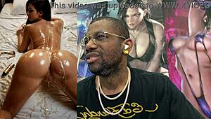 cum-covered ebony slut double penetrated publicly pov dildo tease