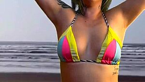 Beach shack boy left hard asked to grab feel bulge