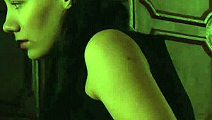 Mistress Dominates Slave While Voyeur Maid Watches