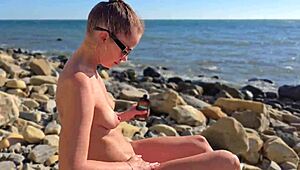 did you see me pick up that married beauty and fuck her raw on the wild beach?