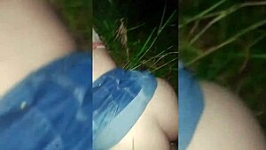 Gostosa Owes Money And Pays With Tight Pussy Fuck In The Bushes!