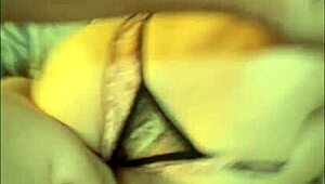 Latina amateur's fat ass bounces in lingerie fuck