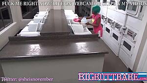 damn that big ass ebony teen slurps sloppy public deepthroat on black cock outdoors