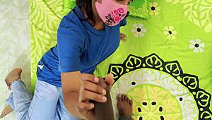 He spots his cheating wife in the act and unleashes a brutal punishment fuck in their home