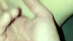 Detailed fingering teases wet pussy close-up