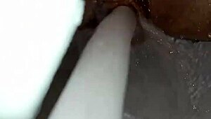 gretala soaps her trimmed pussy smooth and slick for play