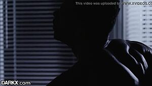 khloe kapri bends over for her darkx bbc deepthroat fantasy choke