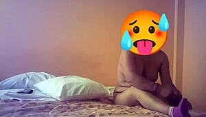 Teacher makes wife sit on cock till squirting orgasm hidden cam