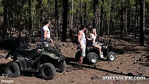 candee licious can't get enough of that intense dp thrill riding every inch