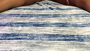 damn this sexy chocolate queen melted from my massage spreading her thick black ass cheeks